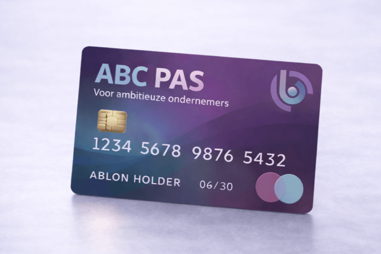 ABC-pas kaart in huisstijlkleuren bij tegel HRM support